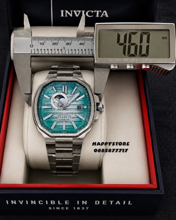 INVICTA Gravity Silver automatic 46 mm, Инвикта нов мъжки часовник