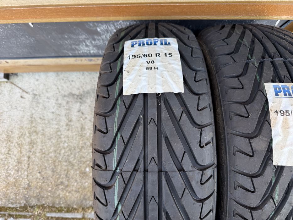 2бр. ЧИСТО НОВИ Летни Гуми *РЕГЕНЕРАТ* 195/60R/15 -PROFIL- DOT:2316 *30€ за 1бр.*