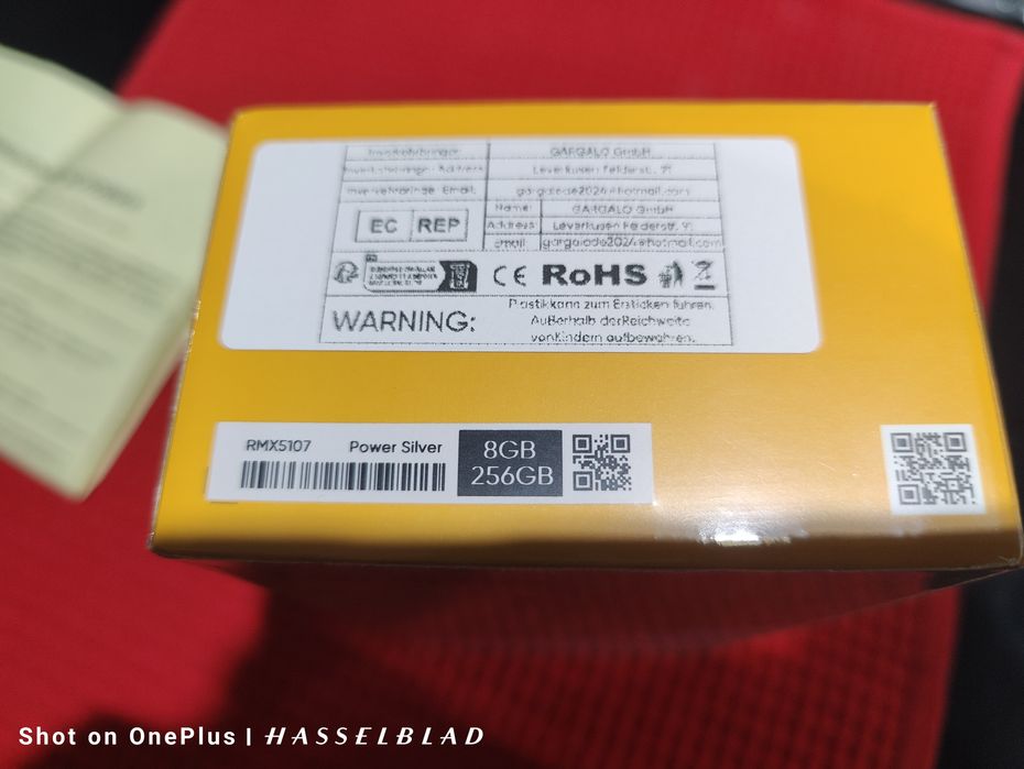 Realme P4 POWER 10001 милиамперчаса батерия 256GB.Rom Silver Запечатан глобален ром с бг меню