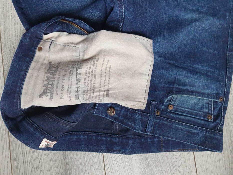 Blugi LEVI'S 504 (White Oak Cone Denim) - Marime W34 L30 (Talie 92 cm)