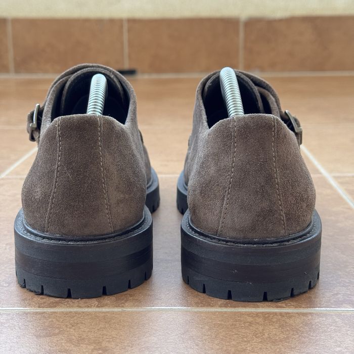 Massimo Dutti Double Monk от естествен велур EU 42 – като нови