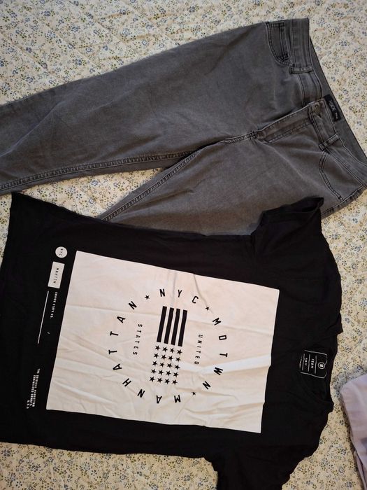 Дънки и тениски дамски zara и други