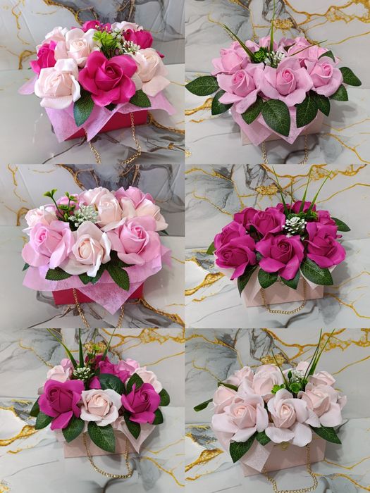 Мыльные цветы.Подарок