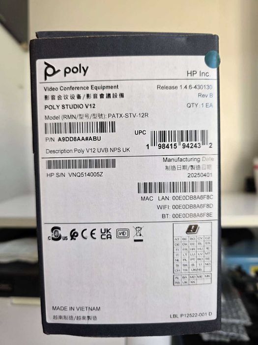 Poly Studio V12 - NOUA - KLI Amanet