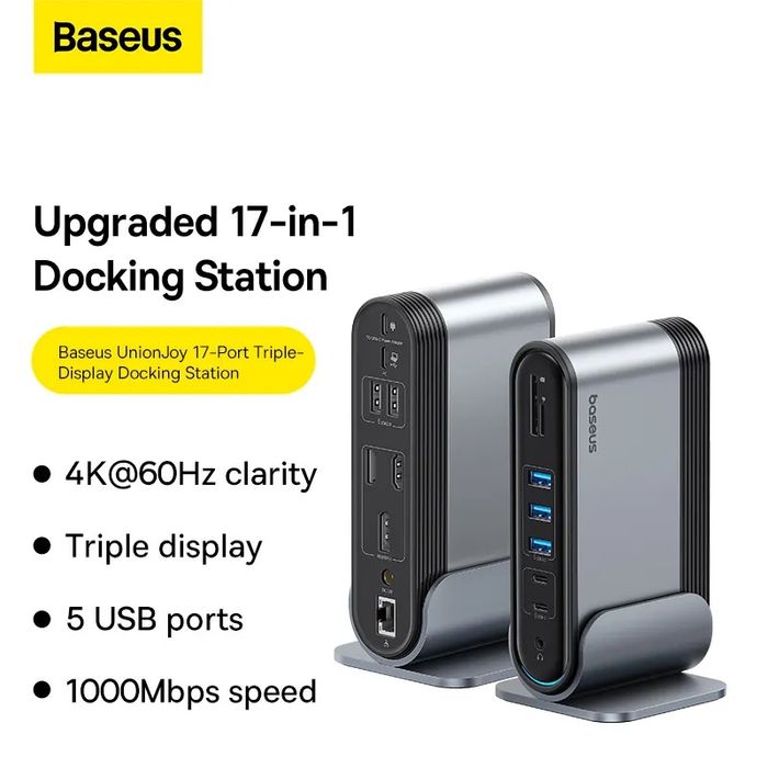 Baseus docking hub 17 in 1 (docking station)