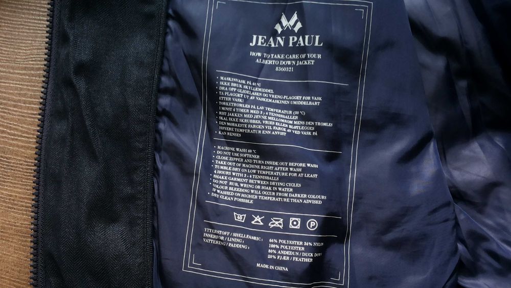 JEAN PAUL ALBERTO DOWN Jacket Размер L мъжко яке гъши пух 13-55