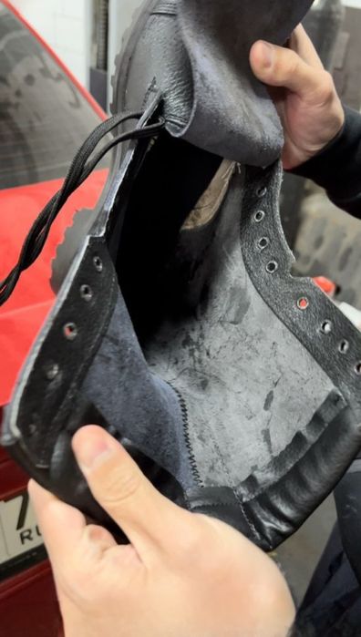 Берцы летние кожа натуралка