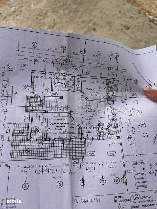 Casa de vanzare la rosu,500 mp utili potential Unic, loc. Manastirea