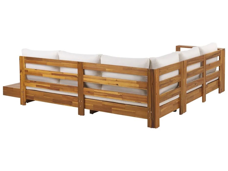 NOU Colțar pentru grădină MARETTIMO, dreapta, lemn acacia