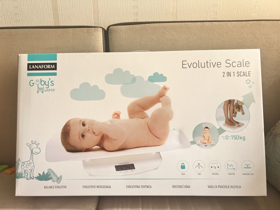 Бебешка везна Lanaform scale 2 in 1