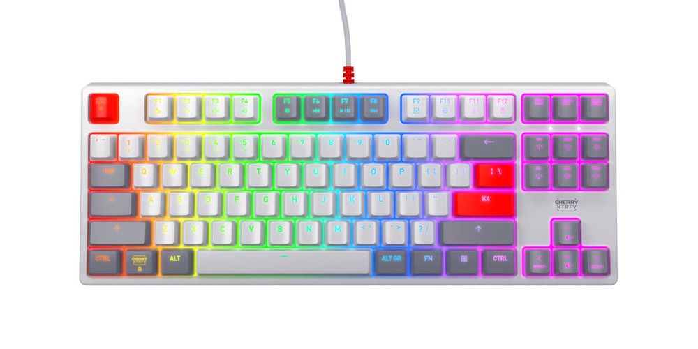 CHERRY XTRFY K4V2 TKL RETRO - Геймърска механична клавиатура.
