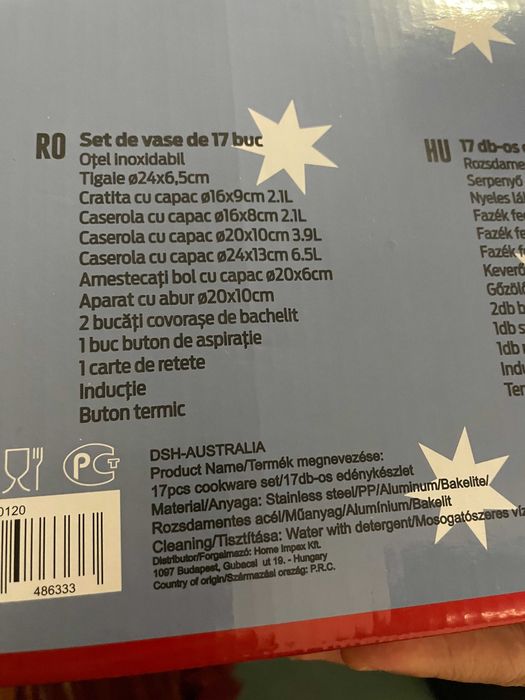 Set de 8 oale (17 bucati)
