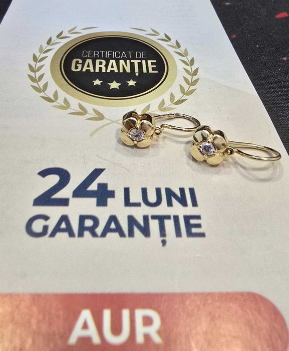 Cercei de aur (AG32 B27527.1) 2 ANI GARANTIE!