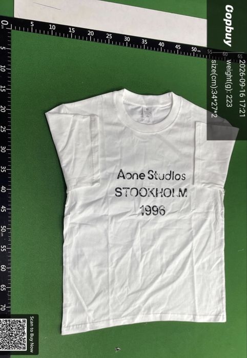 Tricou Acne Studios alb