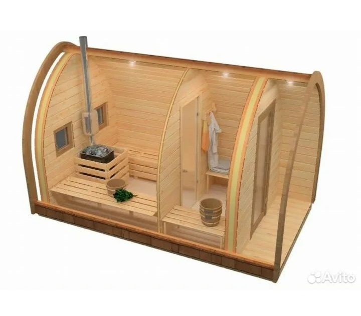 Баня бочка 870000