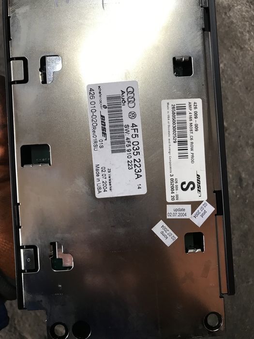 усилвател bose audi a6 4f