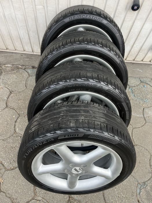 Jante aliaj 5x100mm, anvelope vara 225/45 R17, VW Golf 4 Bora Beetle, Audi TT A3, Skoda Octavia 1, Toyota Subaru Seat Leon