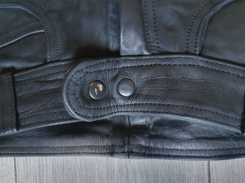 Pantaloni de piele Genuine Leather - Marimea L - 42 (Talie 74 cm)