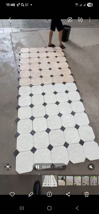 Брусчатки, бордюры, лотки