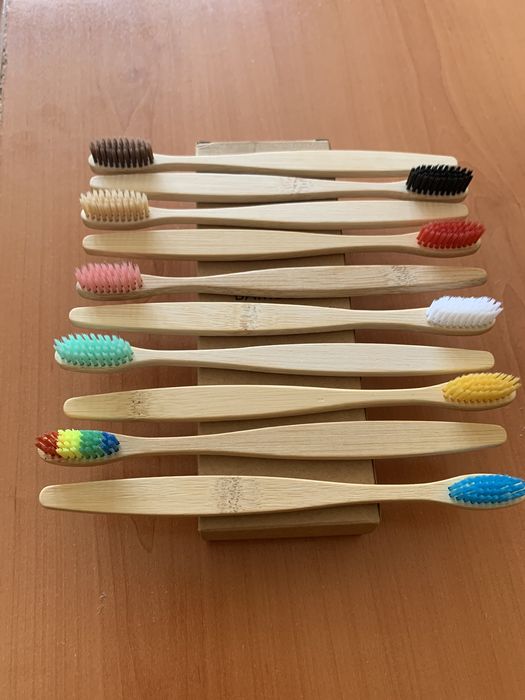 Детски четки за зъби от бамбук