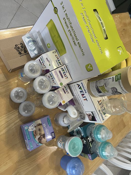 Ръчна помпа за кърма Philips Avent Natural + пликчета Lansinoh