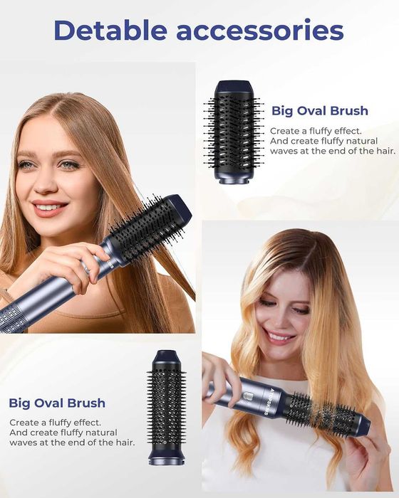 Set de coafare Atopskins 6 în 1 cu aer cald (1000 W)
