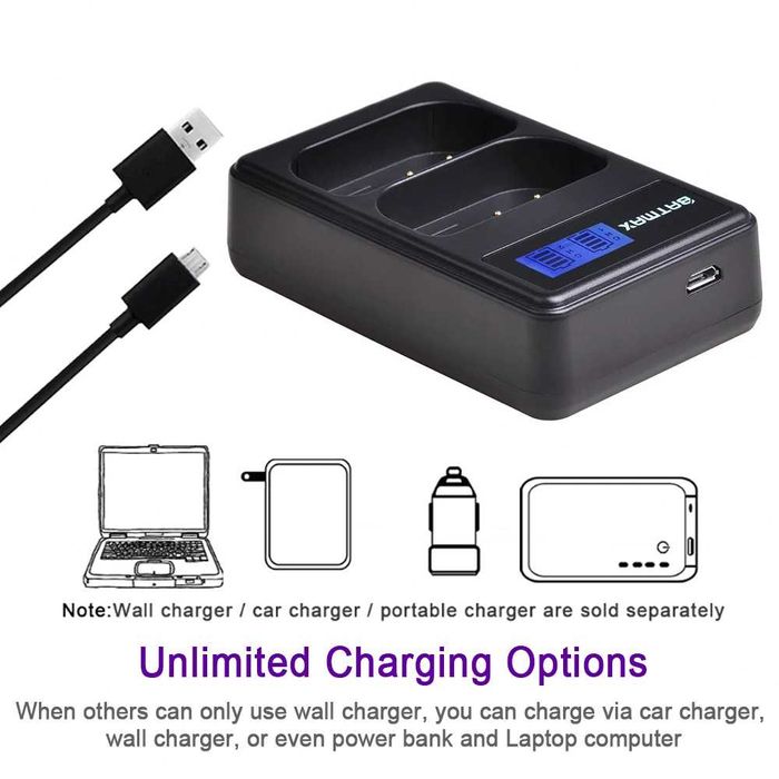 Set 2 acumulatori DMW-BLJ31 + incarcator Panasonic LUMIX S1 S1R S1H