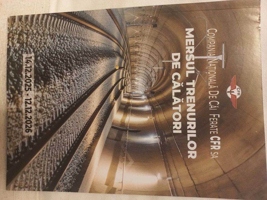 Mersul trenurilor de calatori 2025-2026