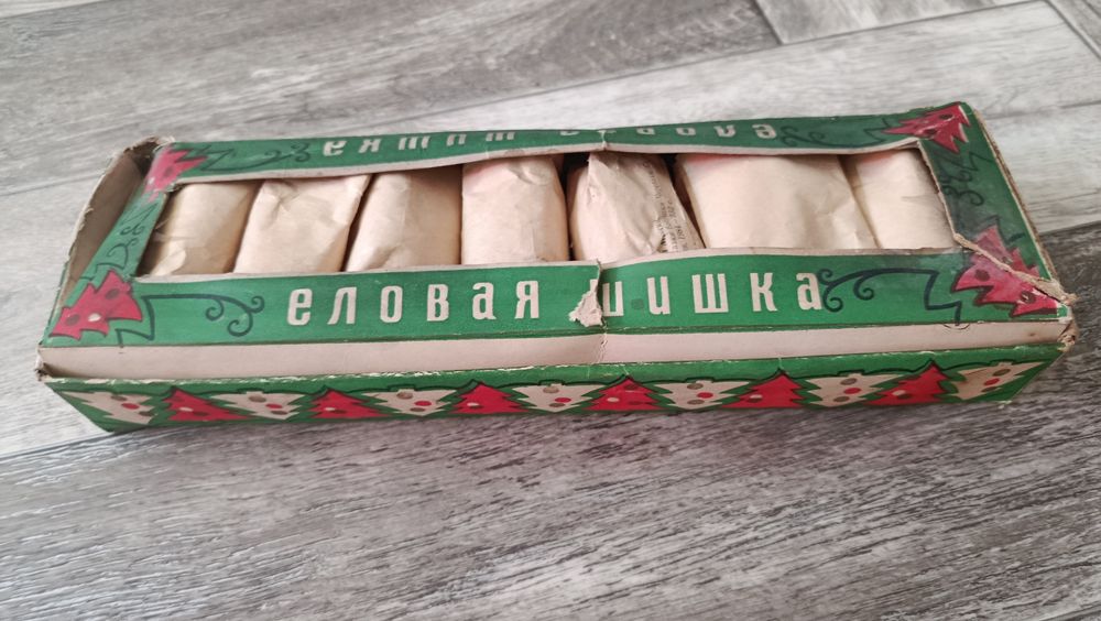 Наборы ёлочных игрушек СССР