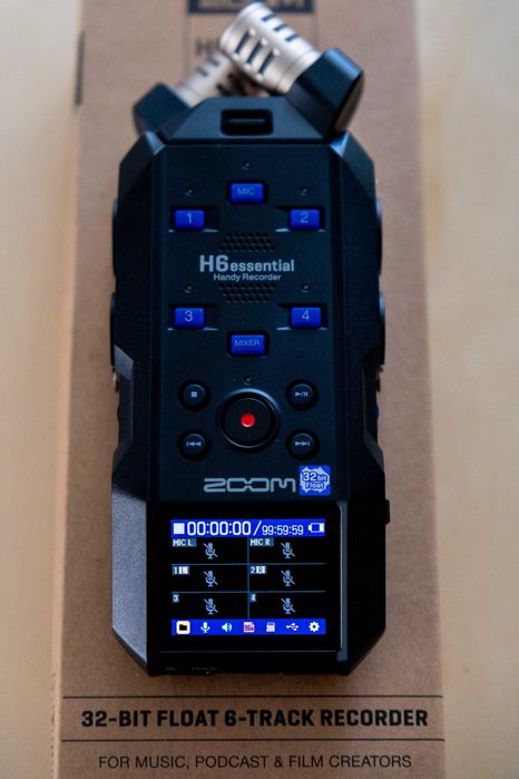 Zoom H6essential recorder audio 6 canale 32 bit float