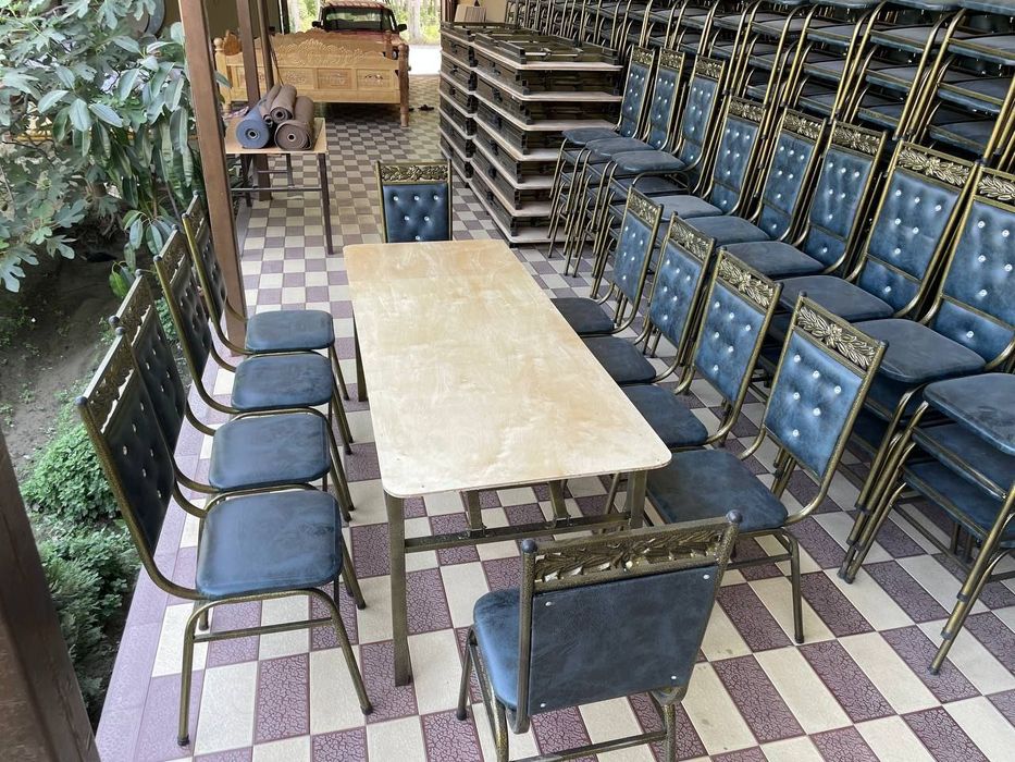 Metall stollar siz istagan dizaynda