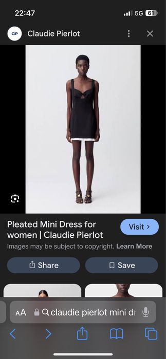 Рокля Claudie Pierlot , Sandro , Maje