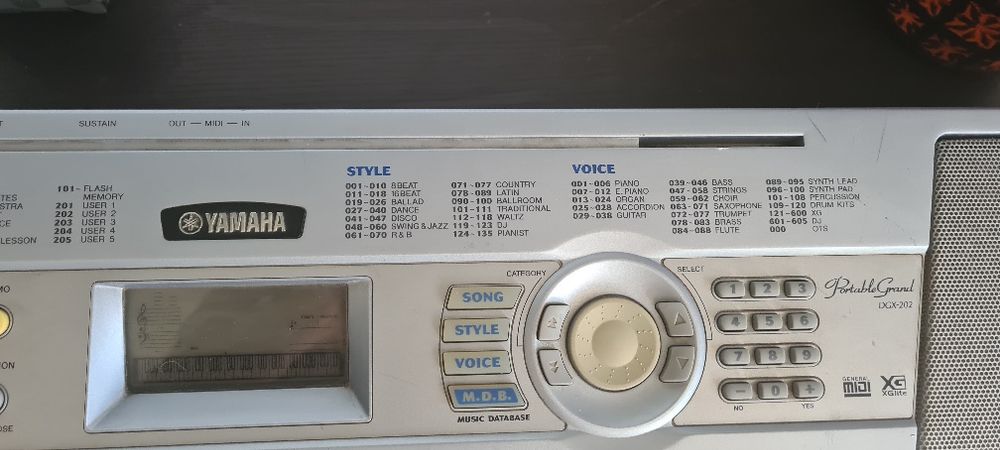 Orga yamaha DGX 202 6 octave .