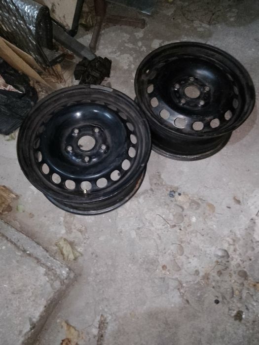 5 бр  Железни джанти 15х5х112