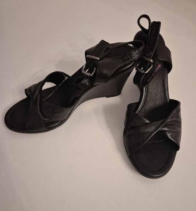 Sandale piele neagra marime 36
