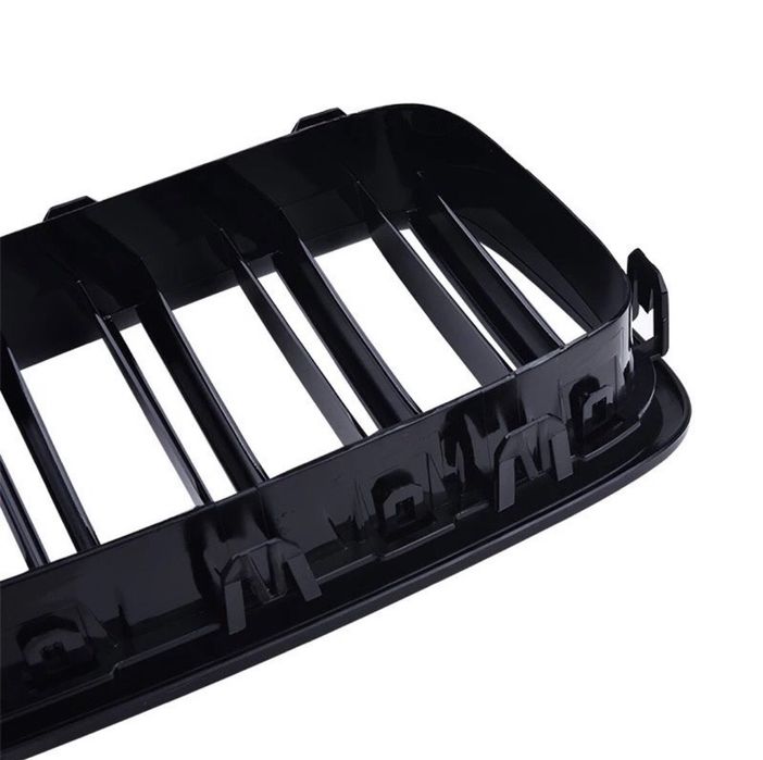Set nari grile dubla lucioase Negre Black Bmw F10 F11 F18 seria 5 M