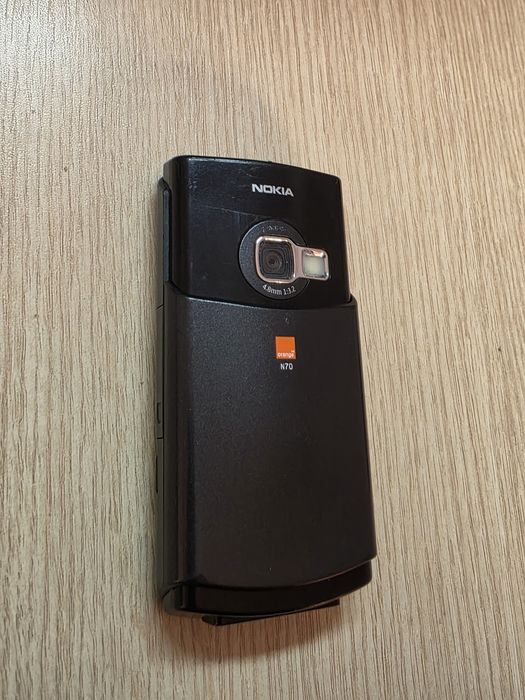 NOKIA N70 + incarcator, black, negru, necodat, functioneaza bine!