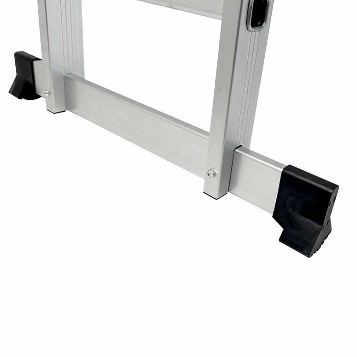 Scara aluminiu cu balama 4.7 metri 4x4 trepte greutate max 150 kg