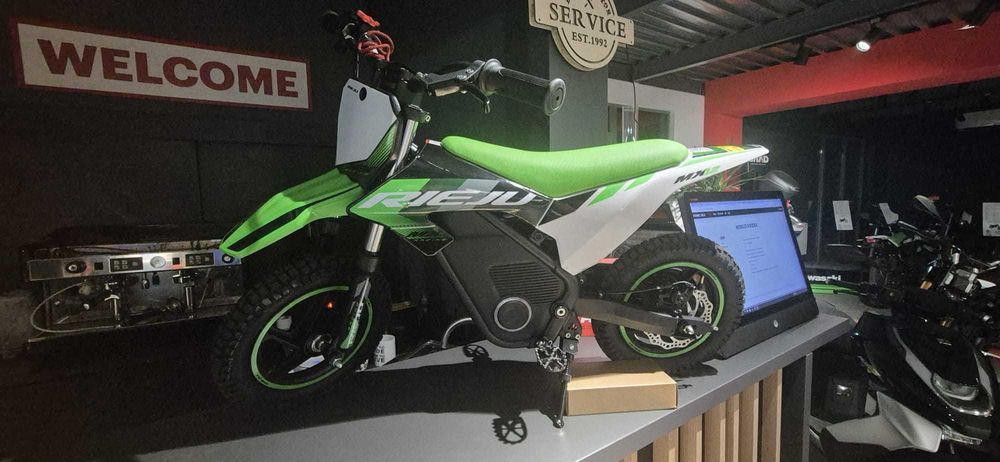 Motocicleta copii electrica 4-9 ani Rieju(Spania) MX12 MX14 Garantie