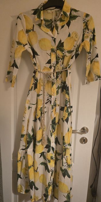 Рокля-риза лимони, нова