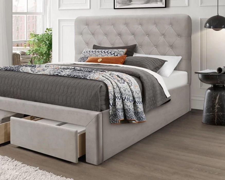 Тапицирано легло Marisol Бежово