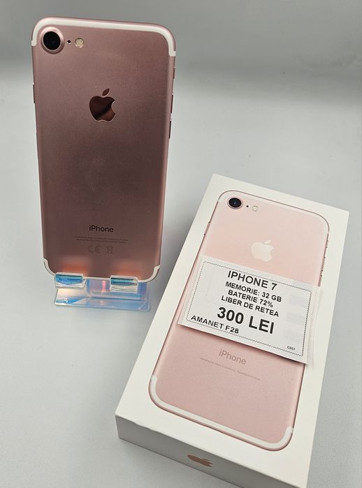 Amanet F28: Telefon Iphone 7 Roz(N)
