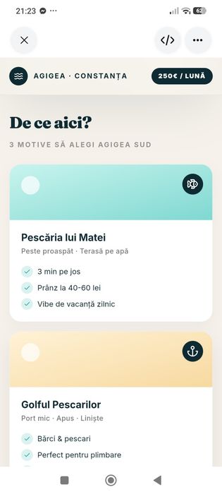 Se da in chirie garsoniera