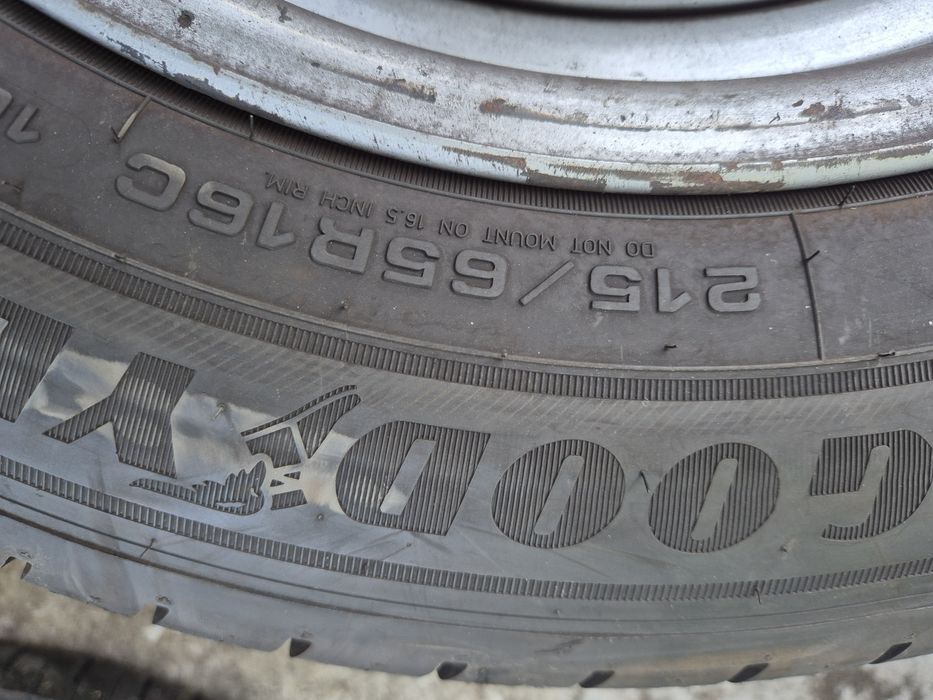 4бр стоманени джанти за Форд транзит къстъм  6.5ж Х16/ ет 60/