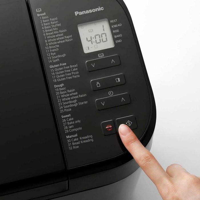 Хлебопекарна Panasonic SD-YR2540HXD, 550 W, LCD Дисплей, 31 програми