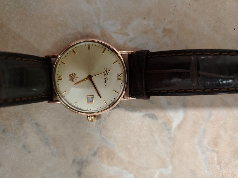 Часы платинум золотые