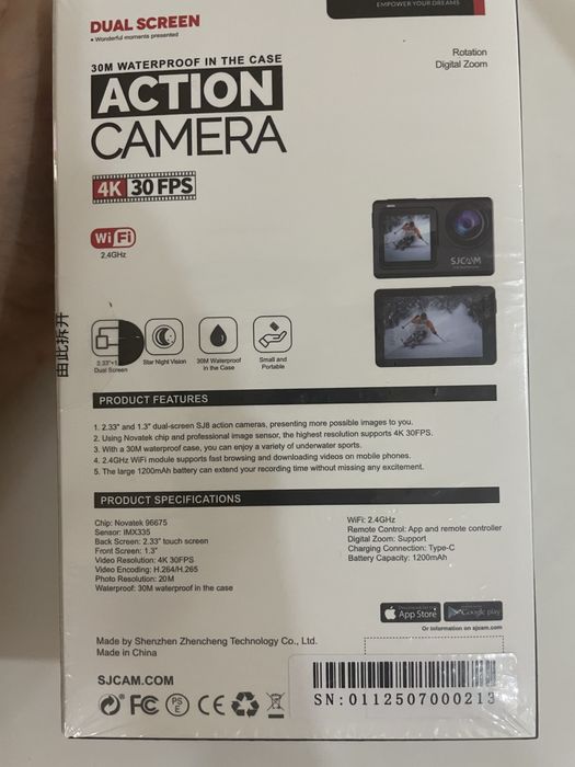 SJCAM Камера, action-камера SJ8 Dual Screen