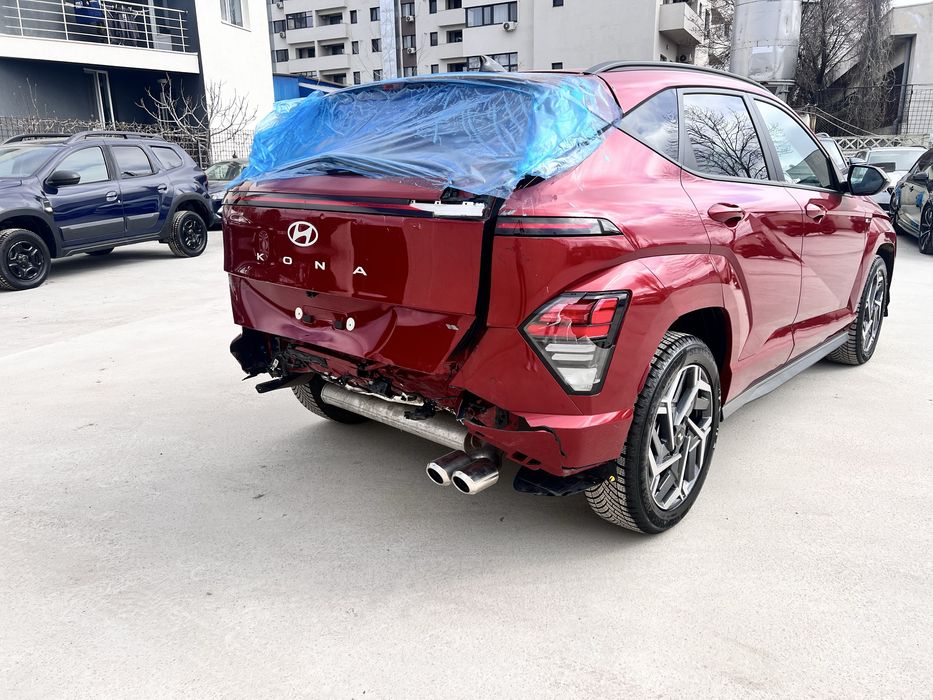 Hyndai Kona Nline 2025 automat 1.6 benzina avariat