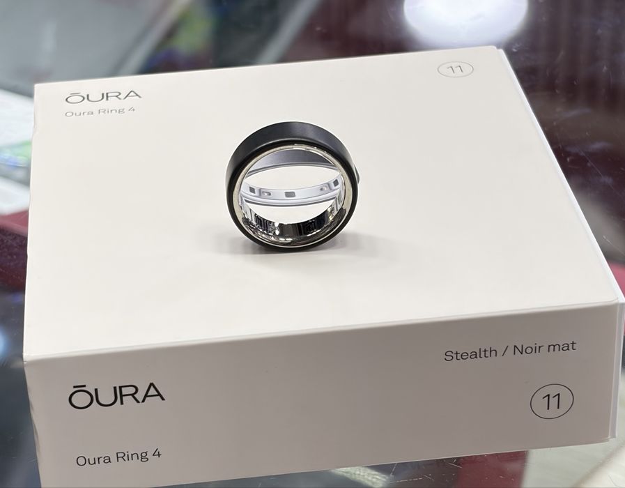 Oura ring 4 noir mat black 11