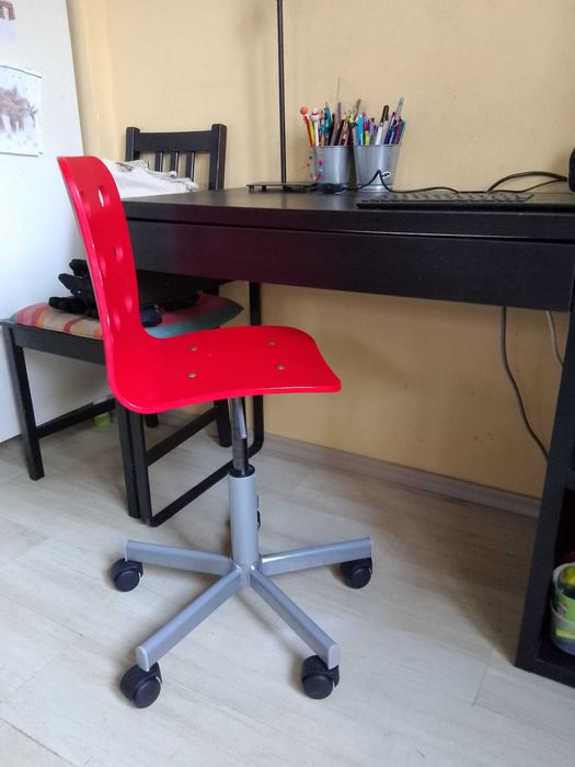 Детски стол за бюро, бюро, основа за стол, Икеа